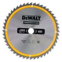 Диск пильный по дереву DeWALT "CONSTRUCTION" T48 305х30мм DT1959-QZ