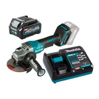 Аккумуляторная угловая шлифовальная машина Makita GA013GZ + BL4025 + DC40RA PT254