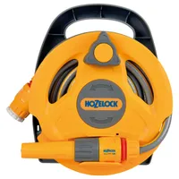 Катушка Micro HoZelock 2427 Click&Go со шлангом 10м и комплектом фитингов 24270000