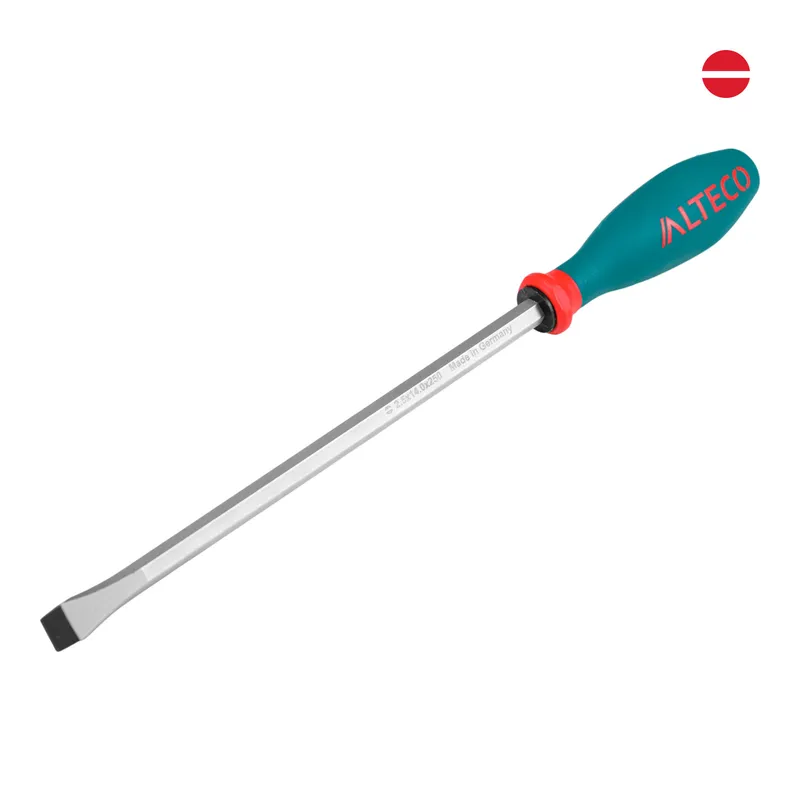 Отвертка шлицевая ударная IMPACT Industrial SL 2.5x14.0x250 мм ALTECO 0907-2K-SL140-X
