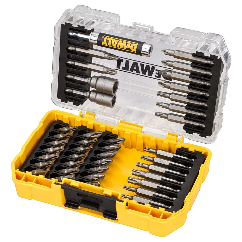 Набор бит DeWalt с магнитным держателем бит и торцевыми головками в кейсе 40шт. DT70705-QZ