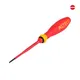 Отвертка шлицевая диэлектрическая VDE Slim SL 0.5x3.0x100 мм ALTECO 0908-VDE-SL30-X